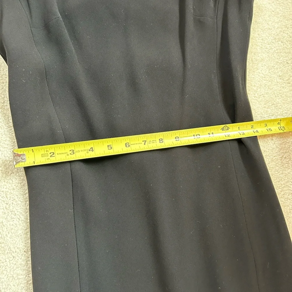 NWT Jones New York black dress with bow detail on back - Picture 8 of 10